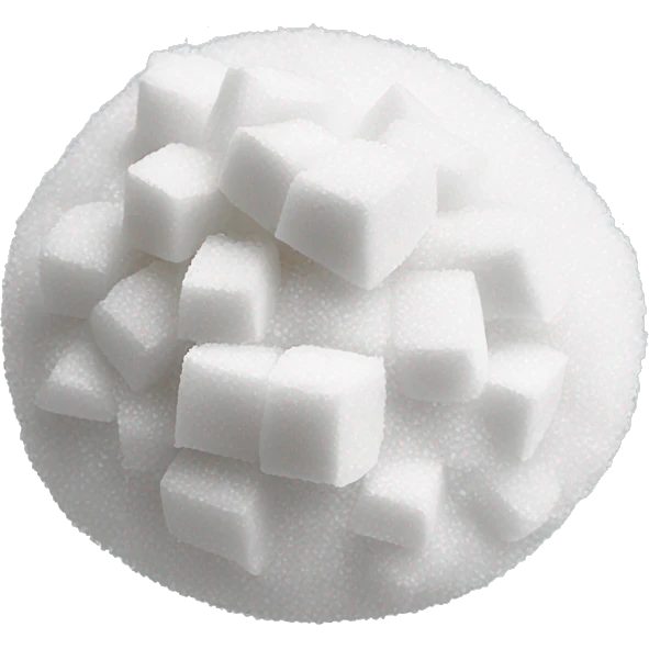 Granulated white sugar  emoji