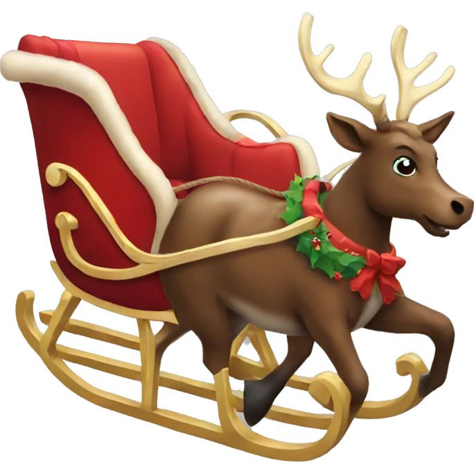 Christmas sleigh  emoji