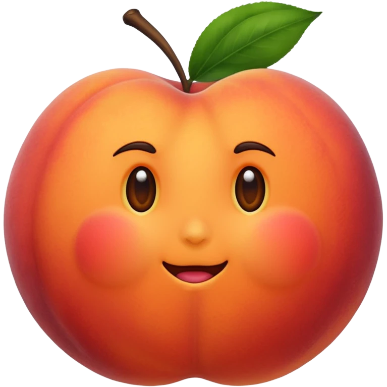 cute peaches emoji