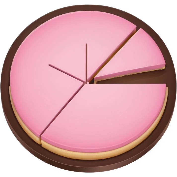 Pie chart pink aesthetic   more emoji