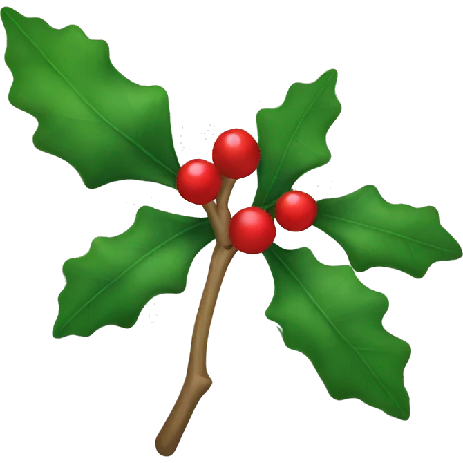 Mistletoe  emoji