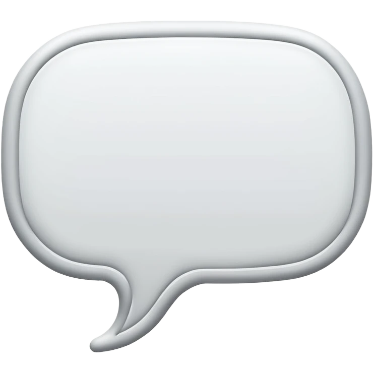 speech bubble emoji