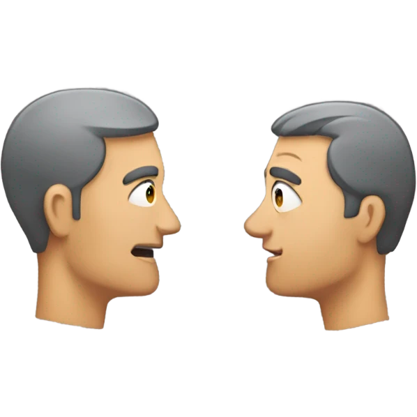 A man doesn't listen to his wife emoji