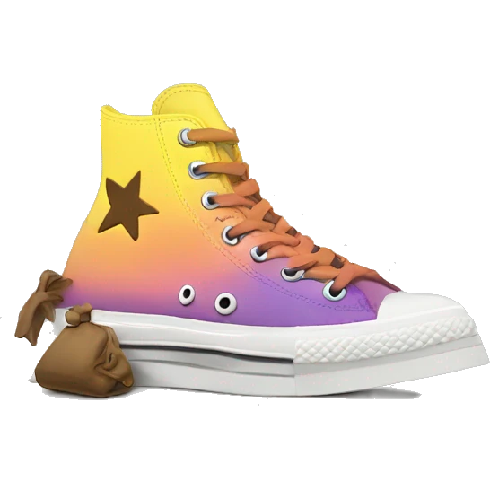platform run star hike converse emoji