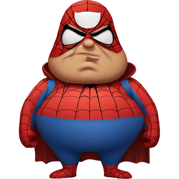 Fat fat fat spiderman emoji
