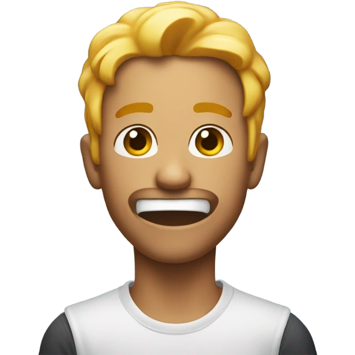 🤨 with the mouth open wide with grills  emoji