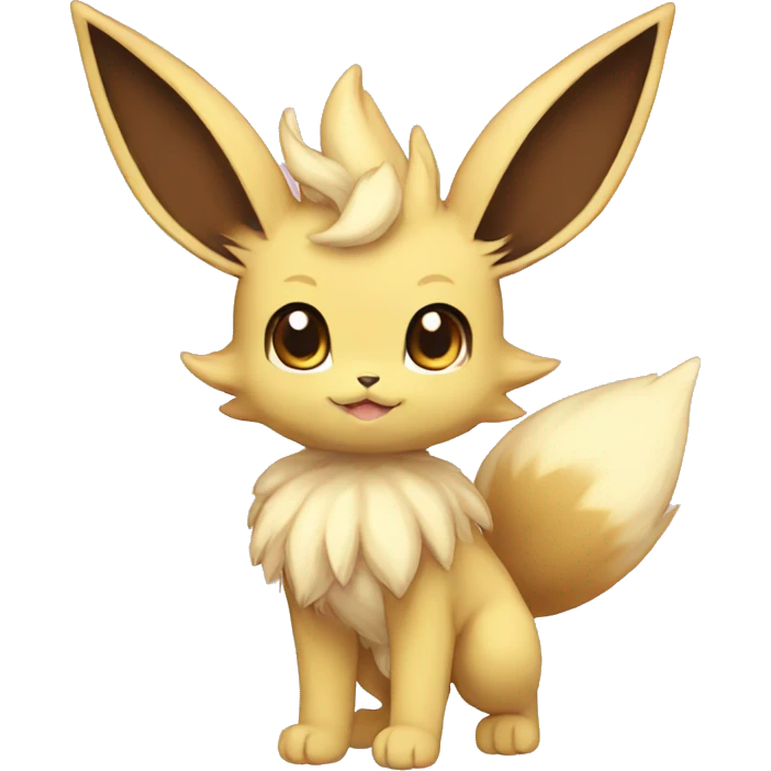 Kawaii Eeveelution-Cute-Pokémon-fusion full body emoji