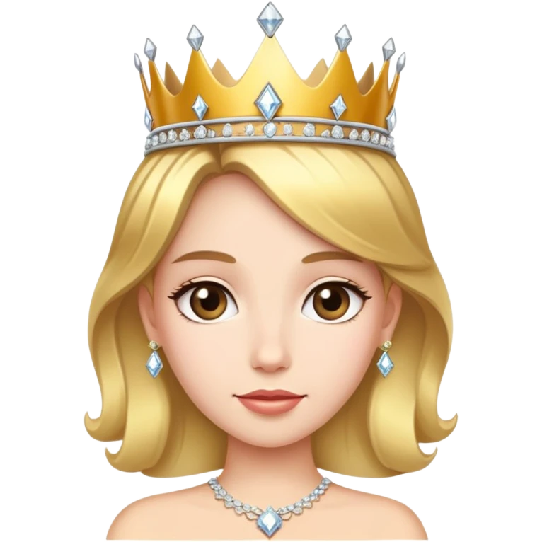 princess with crown and tiara emoji