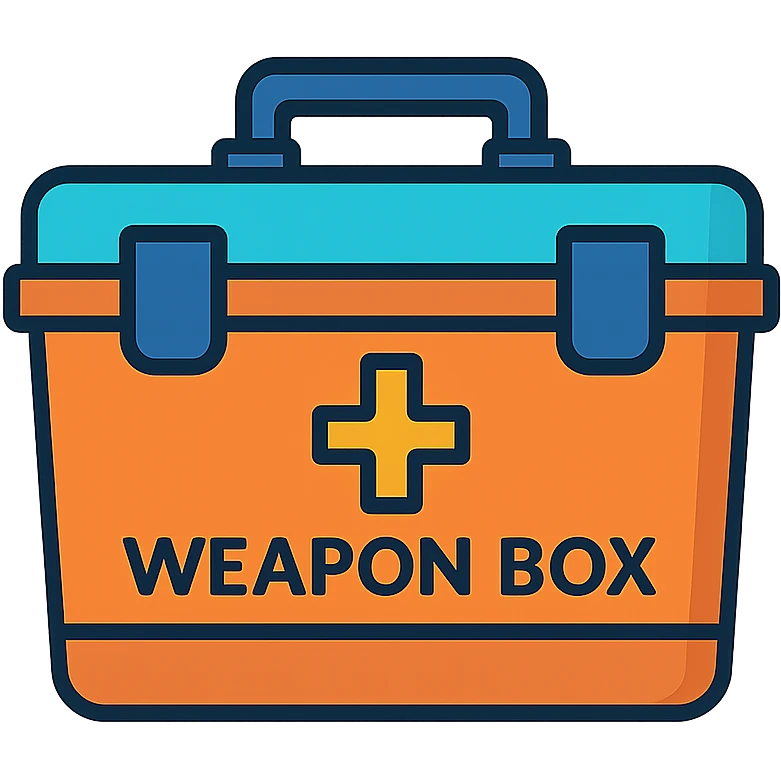 A weapon box emoji