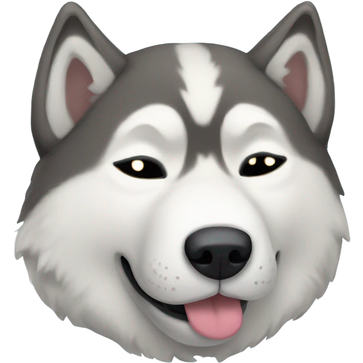 husky sleeping  emoji