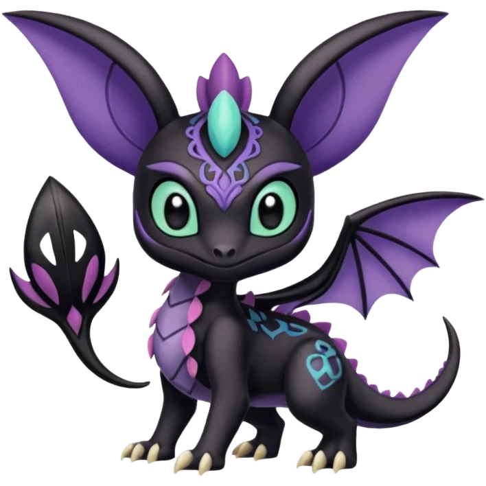Meloetta-Noibat-Spyro-Toothless-Stitch-Pokémon-Fakémon-creature-hybrid emoji
