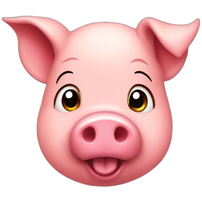 Hungry pig emoji