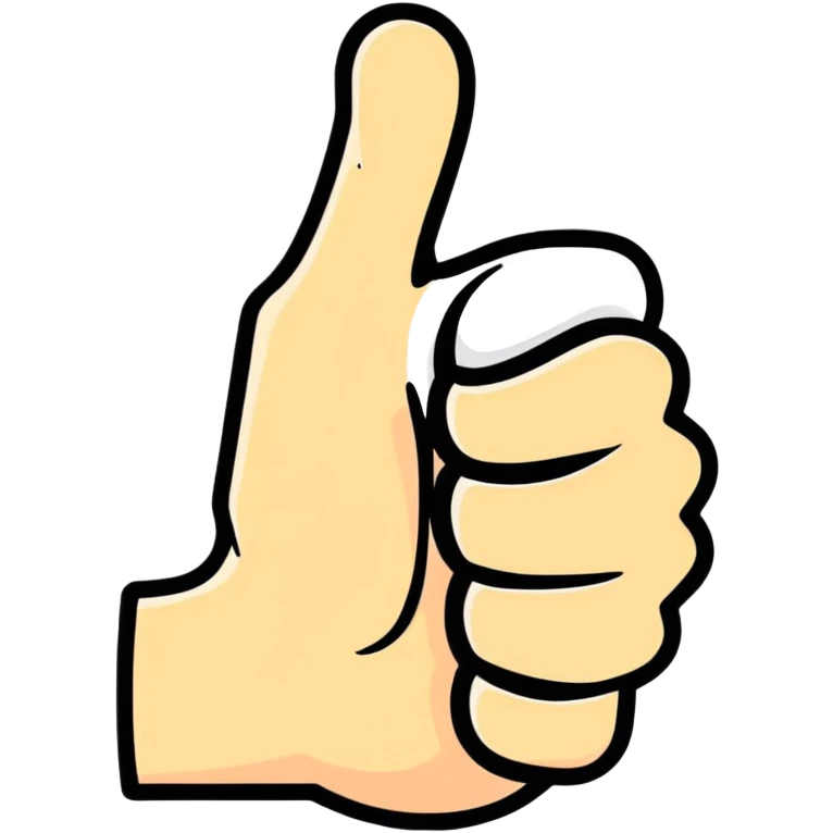 Thumbs up emoji