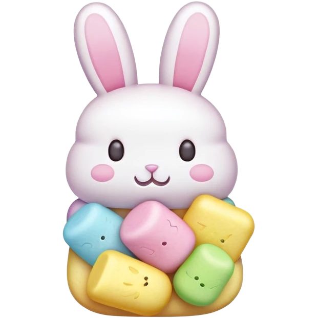 peeps candy bunnie emoji
