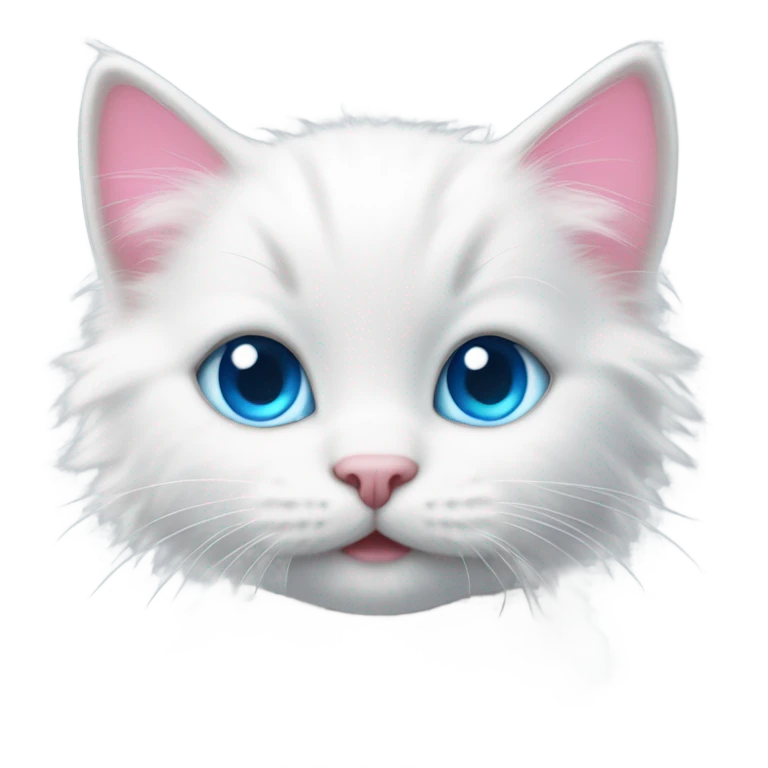 white kitten emoji