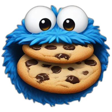 cookie monster emoji