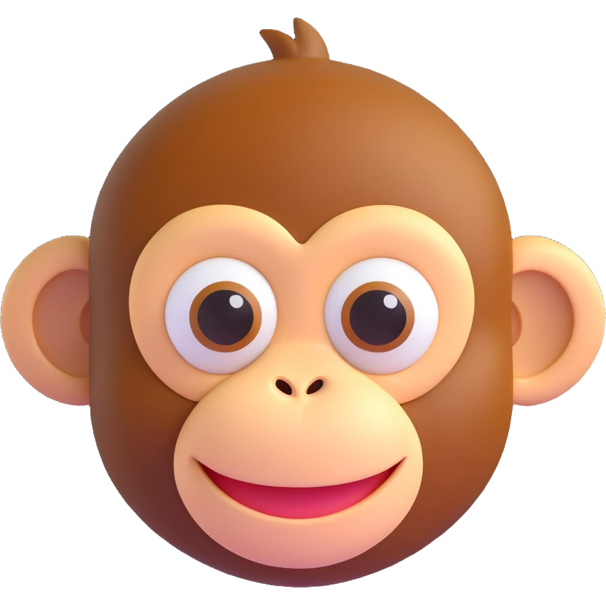 Monkey emoji