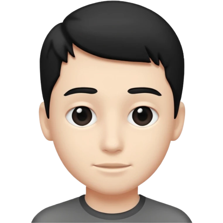 boys in monochrome portrait emoji