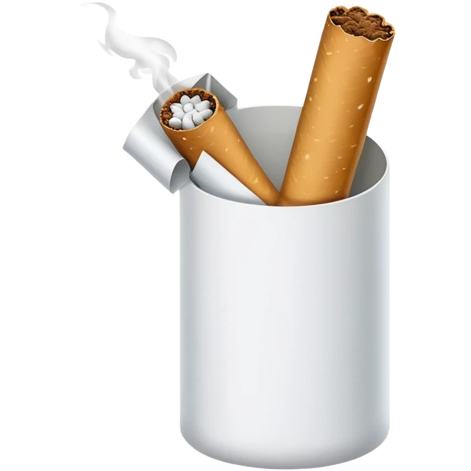 white cigarette emoji