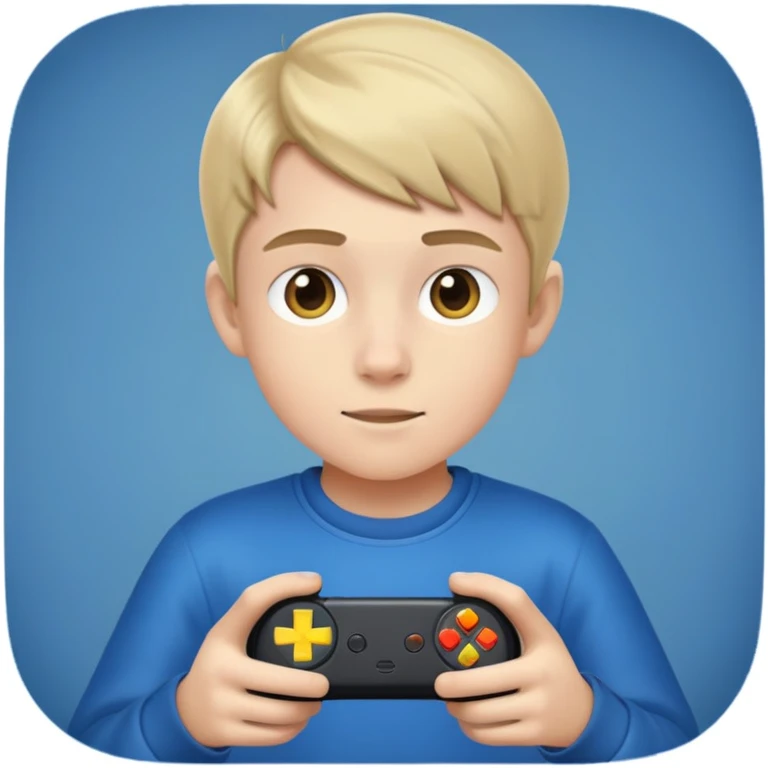 An 11 years boy whp lives videogames emoji