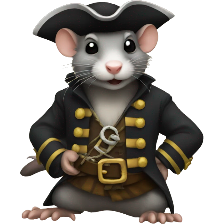 Pirate rat emoji