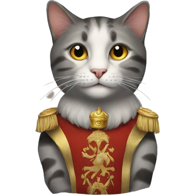 Cat with a Kingę emoji