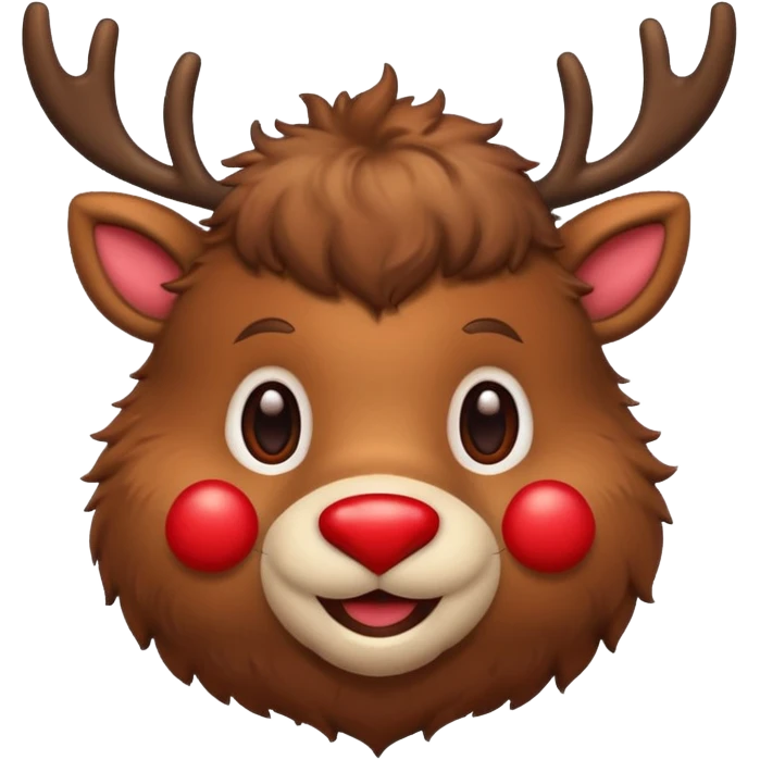 Red Nosed Reindeer emoji