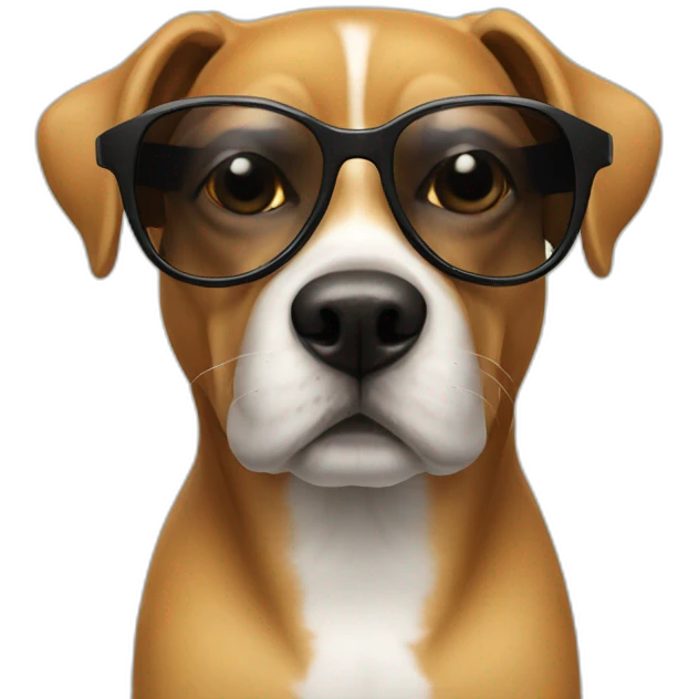 dog with sunglases emoji