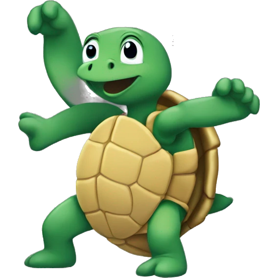 Turtles twerking emoji