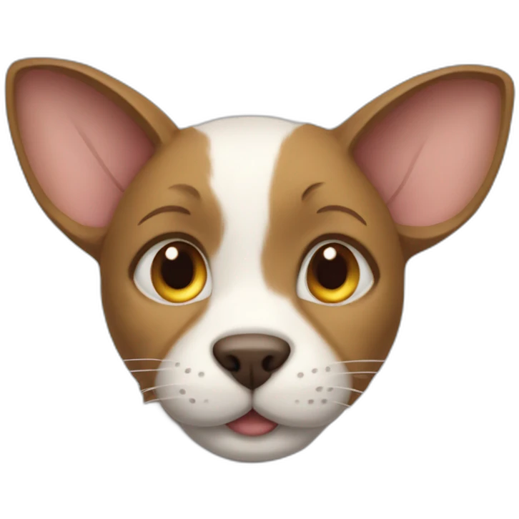 cat in dog on rat emoji