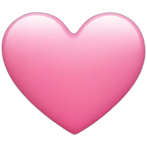 Pink heart emoji