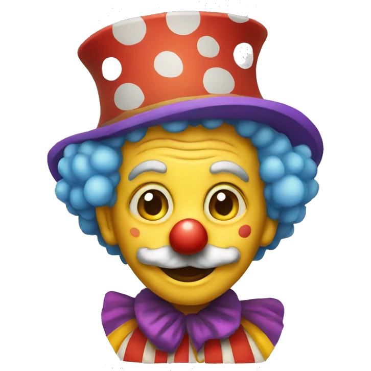 old clown emoji