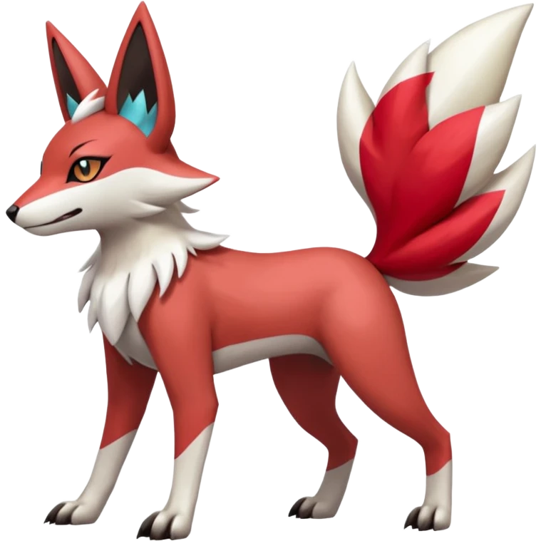 Meloetta-Zangoose-Lycanroc-Zeraora-Trico-Pokémon-Fakémon-fusion-hybrid-creature emoji