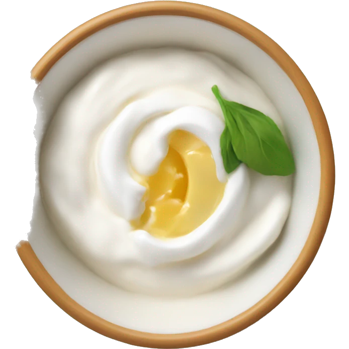 Yogurt bowl emoji