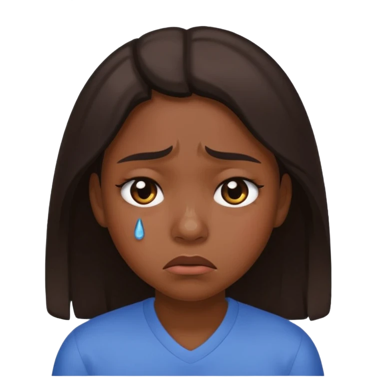 A girl taking the L emoji