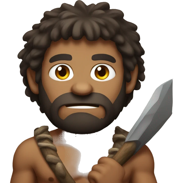 Caveman club emoji