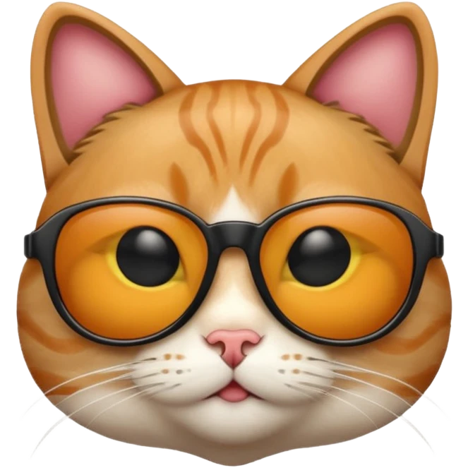 Cat wearing sunglasses emoji