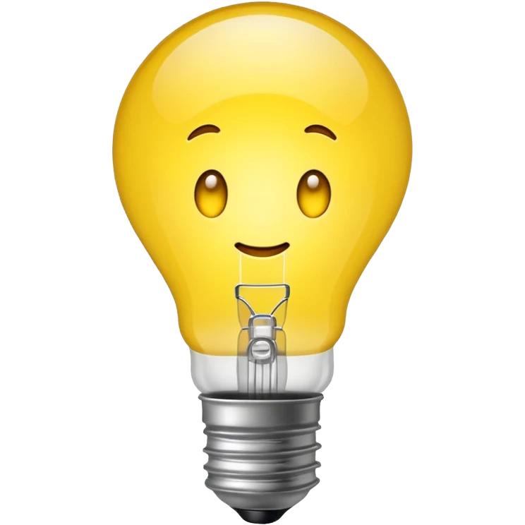 light bulb accessory emoji emoji