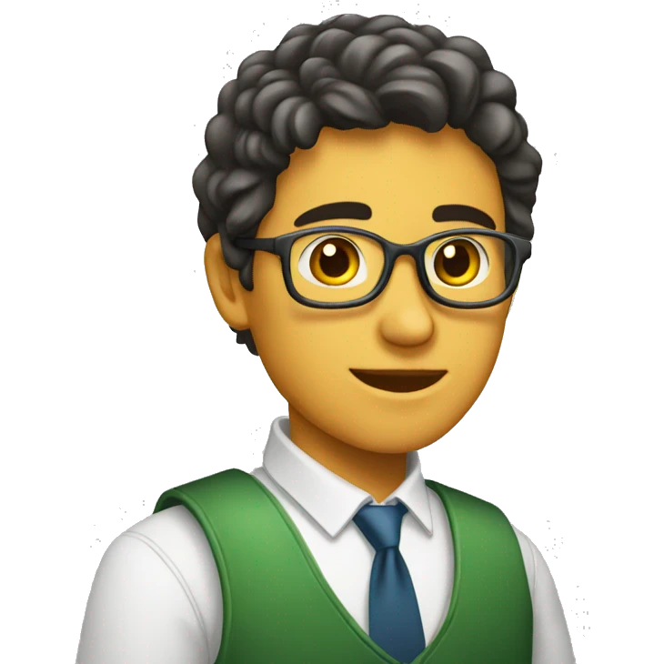 Estudiante enojado emoji
