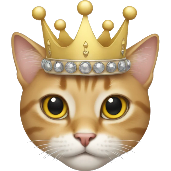 cat with crown emoji