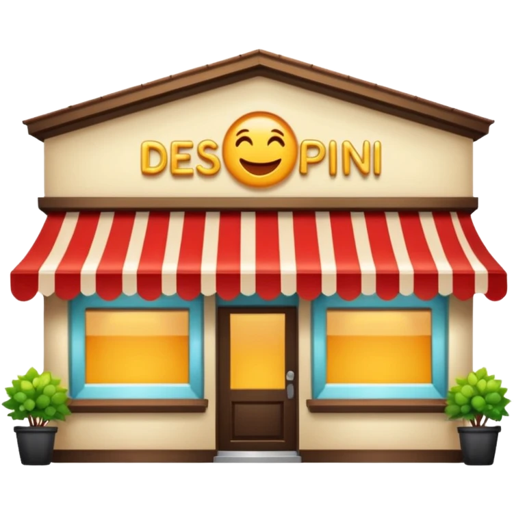 Je veux une devanture de restaurant alléchante.  emoji