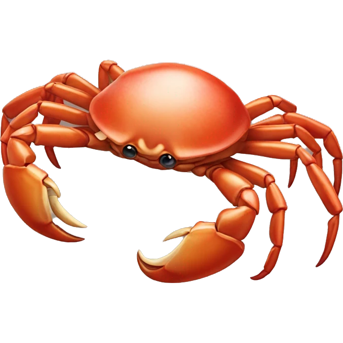 A crab doing the griddy emoji