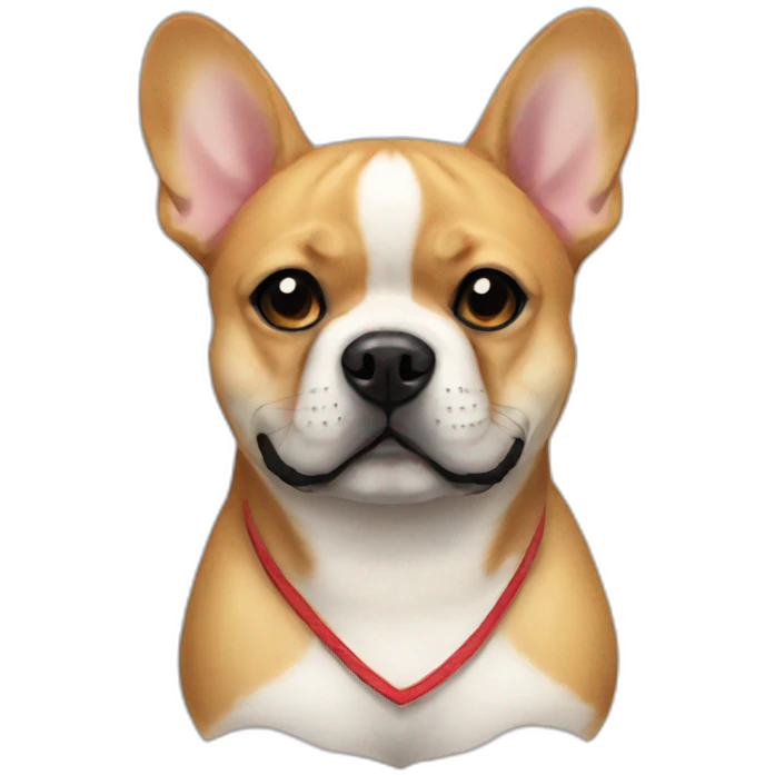 french bulldog shiba inu black snout emoji