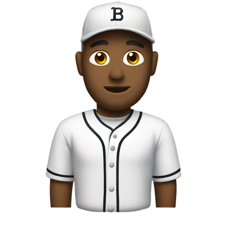 baseball seats with white shirt emoji