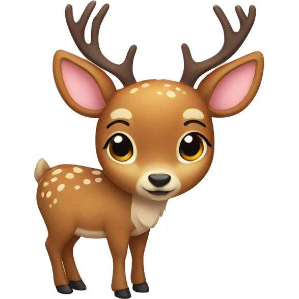 Cute deer emoji