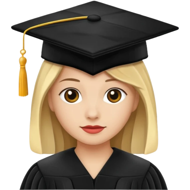 A graduation cap from Denmark emoji