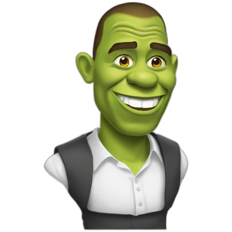 Shrek as obama emoji