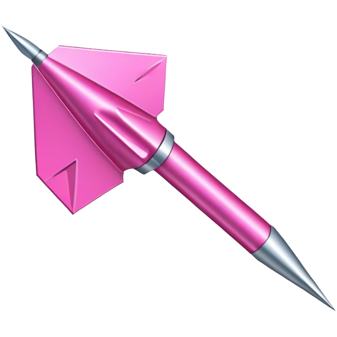 pink dart emoji