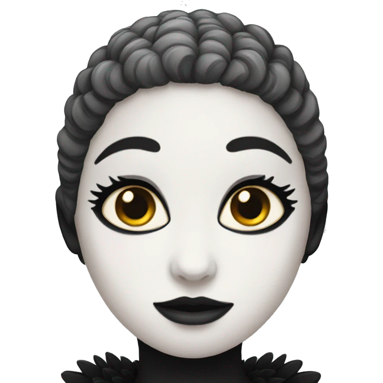 Black swan emoji