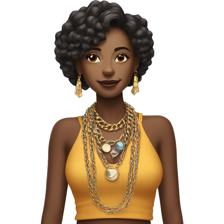 cool style with jewelry emoji